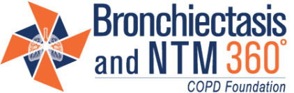 Bronchiectasis and NTM 360 COPD Foundation logo